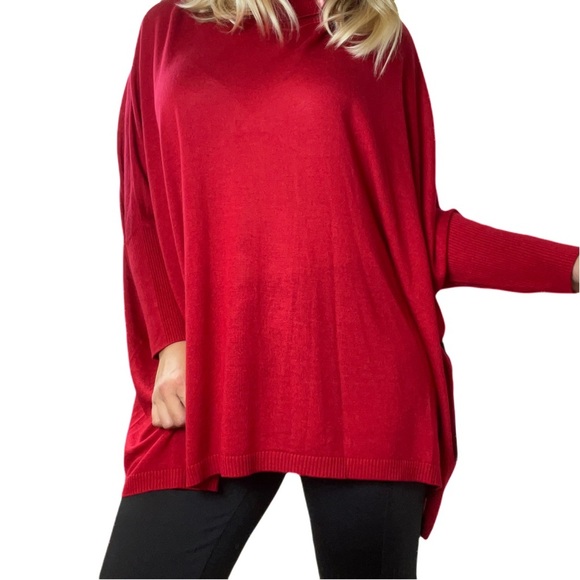 NWT Calvin Klein Turtleneck Dolman Sleeve sweater - Picture 4 of 8